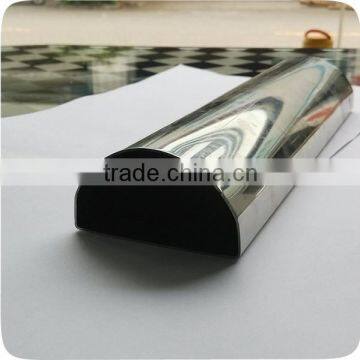 Mirror 201 304 Stainless Steel Semi Circle PipeTube in Good Price