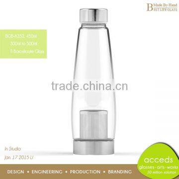 Heat Resistant Borosilicate Glass Bottle For Juice Or Soda photo-6
