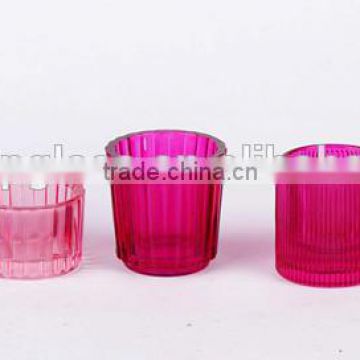 decorative colored glass oil lamp