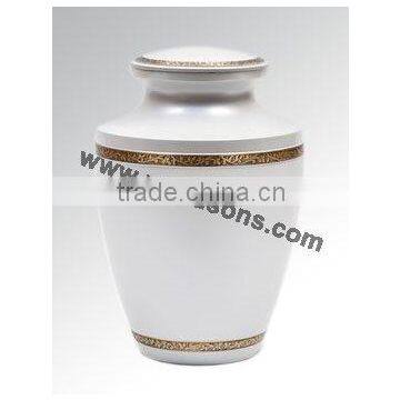 Brass Decorative Urns for Cremation | Brass Urns | Sheet Bronze Cremation Urns photo-3