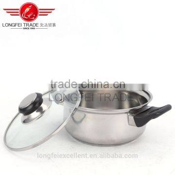 011274 High Quality Unique Handle Popular Steel Sets Cheap Hot Sale Stainless Steel Cookware photo-4