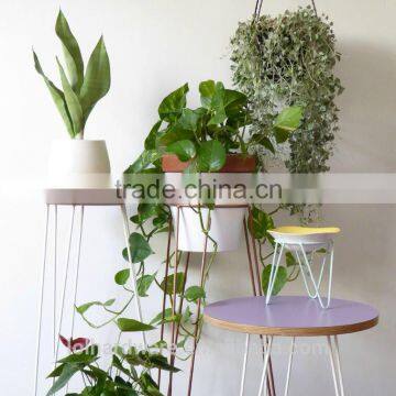 Indoor Outdoor Garden Metal Wire Flower Pot Plant Stand photo-5