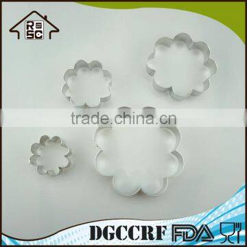 Nesting Metal Cookie Cutters 4/Pkg Blossom Flower Cookie Cutter Set photo-3