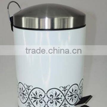 Colorful Metal Trash Can With Stainless Steel Pedal photo-5
