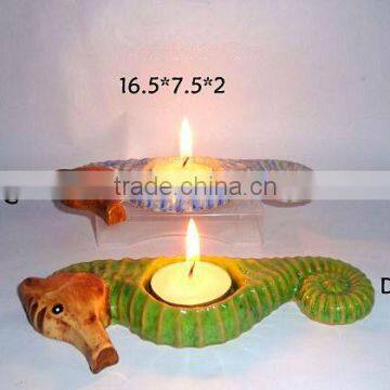 home decoration animal shaped ceramic candle holder