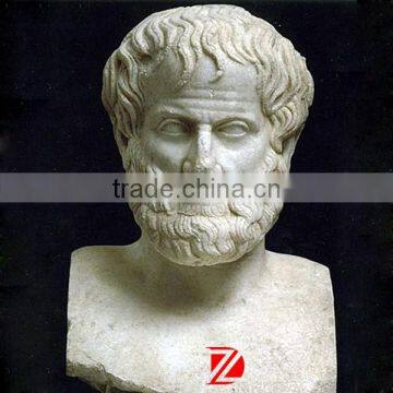 design stone man head sculpture