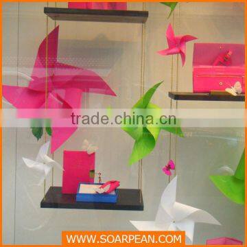 customized colorful decorative acrylic windmill