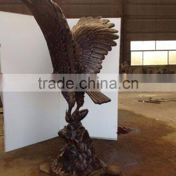 Bronze Foundry Metal Craft Animal Garden Decoration Eagle photo-2
