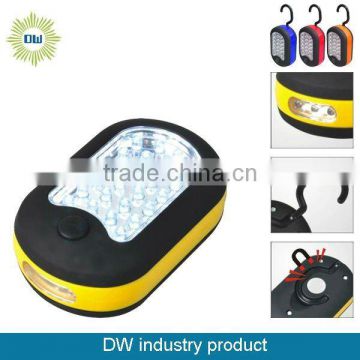 24+3LED led magnetic work light with hook