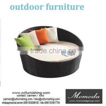 MMD011 New Outdoor Wicker Modular Daybed Lounge Suite Sofa Rattan Furniture Setting Set