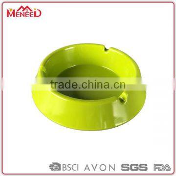 China wholesale cheap house shape green solid designer outdoor ashtray