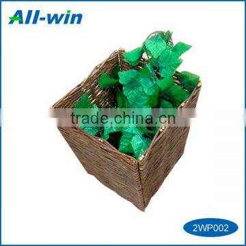 Garden Tools Rattan Planter Rustic Wicker Basket With Inside Lining photo-2