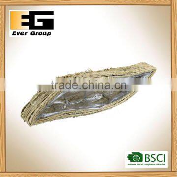 Nature Rattan Garden Planters Decor Pots Set of 2 photo-3