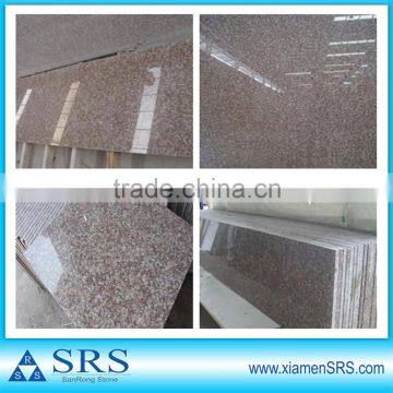 Cheapest granite G687 peach red small slabs