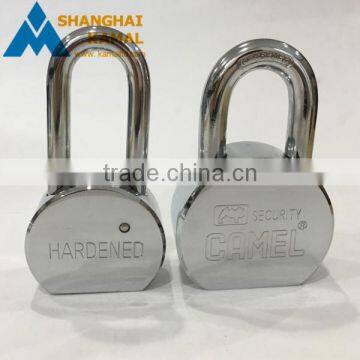 65mm/75mm Standard Hardened Shackle Round Steel Padlock With 3 Keys photo-3