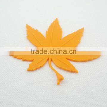 hot silicone cup placemat maple leaves cup mats table mats