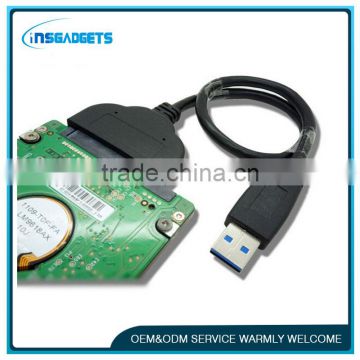 Super Speed USB 3.0 to SATA 22 Pin 2.5" Hard disk drive SSD Adapter Cable 13CM