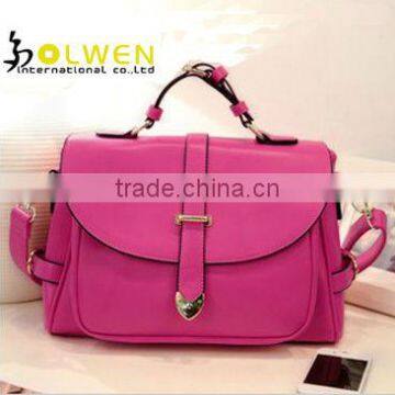 New Design Handle Leather Messenger Bag