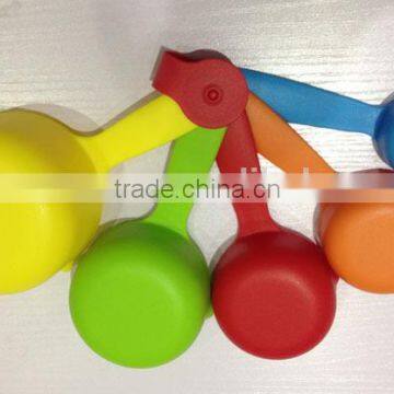Food Grade 5pc Plastic Measuring Spoon Set New Style Plastic Scoop Set photo-2