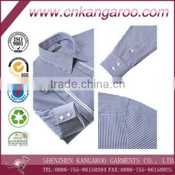 Superior pinstripes trendy mens dress shirts