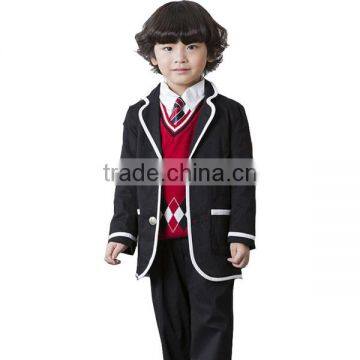 Cotton Plaid Kindergarten School Kids Uniform Design photo-3