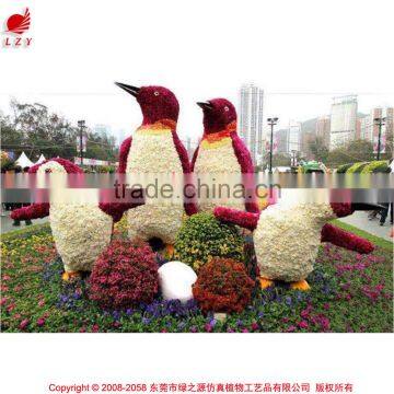 OEM artificial boxwood topiary landscape grass animal for garden decoration