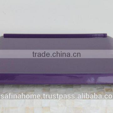 Rectangle Colored Lacquer Serving Tray photo-2