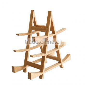 Hot sale discounter home furniture bamboo wine rack