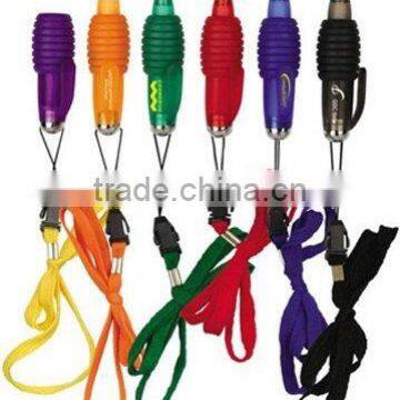 promotion ballpen/plastic ballpen with lanyard/mini ballpen with string