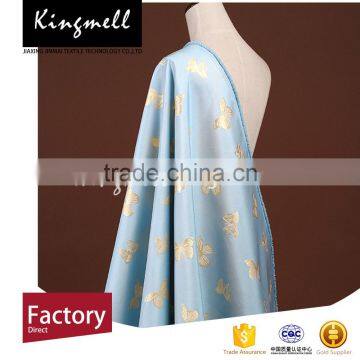Fashionable Jacquard Brocade Polyester Fabric for Garment photo-2
