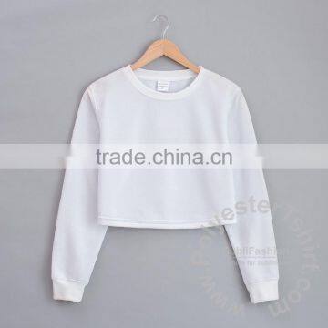 Crop Top Sweatsirt With Your Design. No Minimum. Real Factory. 3-5 Days Production photo-5