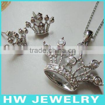 40616 factory 925 sterling silver jewellery sets