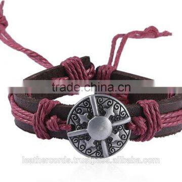 Most Selling Attractive Sude Leater Bracelets for All With Ties Designs Bead Bracelet and Smart Bracelet photo-3