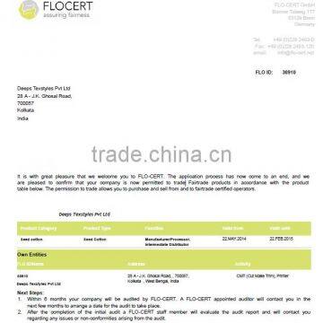 Fairtrade Certified Cotton