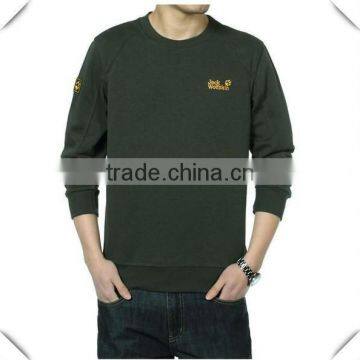 Mens cotton long sleeve emboridery tshirts 201315