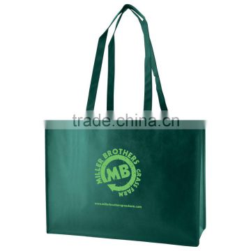 Standard Non-Woven Tote Bag - features 28" reinforced handles, side and bottom gusset and comes with your logo.