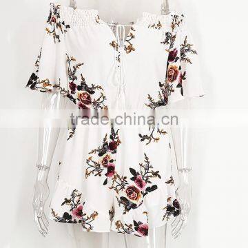 Latest Design Sexy Woman Jumpsuit Backless Off Shoulder Ladies Romper photo-5