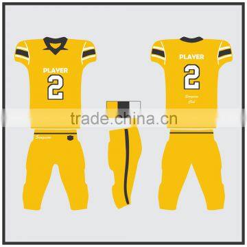 2017 Fashion Customized Sublimation American Football Jerseys Custom American Football Uniforms Dry Fit Football photo-3
