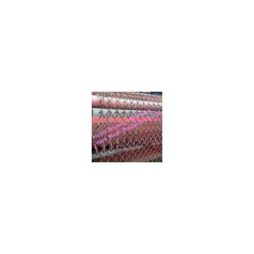 Chain link fence with PVC coated