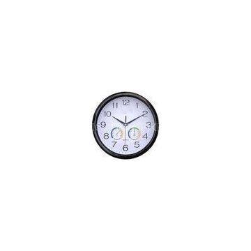Round Multifunction Wall Clock With Temperature / Humidity Function