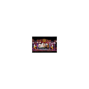 P20 SMD RGB Digital Outdoor Curtain Transparent LED Screen 5000cd/m2