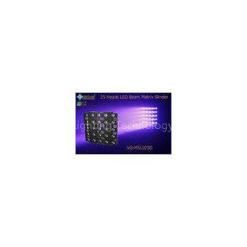 25pcs RGBW 4in1 10W LED Lamps Matrix Blinder Beam Pixel Light With Fan Cooling Function