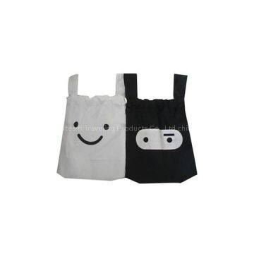 Lady With Smile Shopping Bag