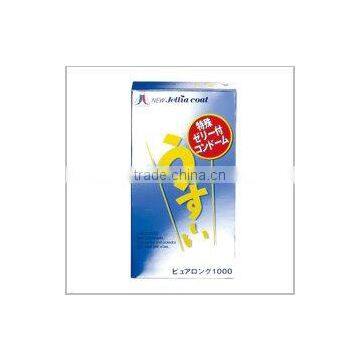 Japan Condom (19) 'Usui Pure Long--- inside top jelly-filled condom --- 12p