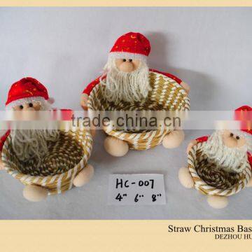 Artware wicker basket Christmas gifts for santa