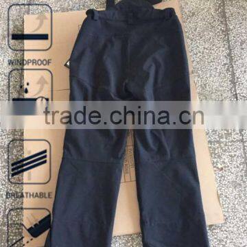 2016 Plaid Design Softshell Women Ski Bib Pants