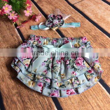 New Arrival Baby Bloomers Wholesale Multi-color Softful Ruffle Bloomers photo-4