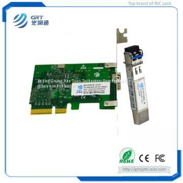 Cost Effective PCIe 10Gigabit 1-Port Fiber Optic Ethernet Network Adapter With 10G Single Mode Module photo-2