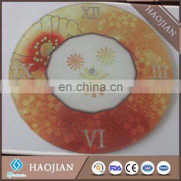 Sublimation Round Shape Blank Smooth Surface Tempered Glass Clock Face photo-3