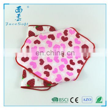 magic compressed velvet flower printed face towel/mini promotion hand towel